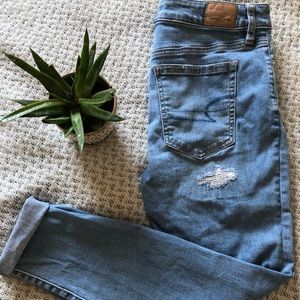American Eagle Distressed Skinny Jeans